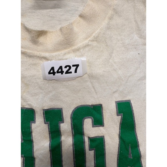 Vintage Michigan State University MSU Spartans T Shirt Mens L USA Steadman - Picture 8 of 8